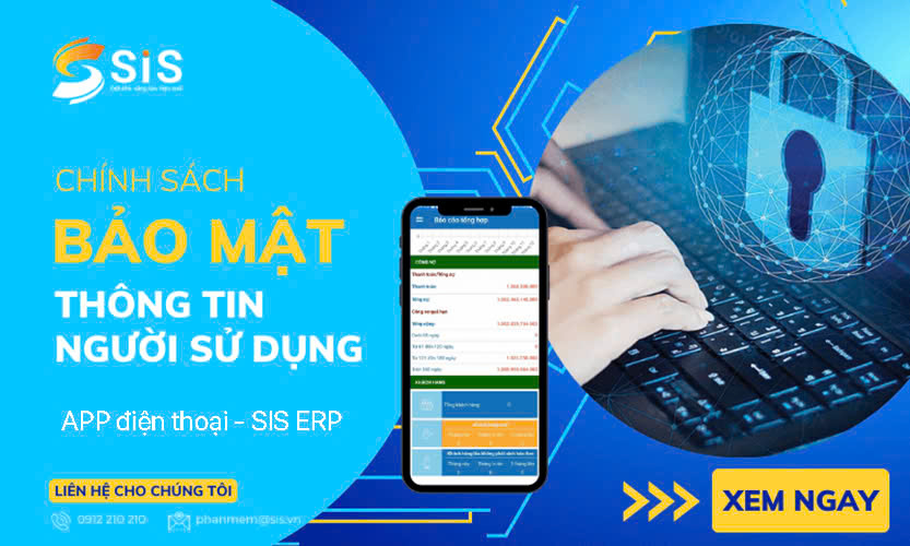 chính sách bảo mật thông tin app erp