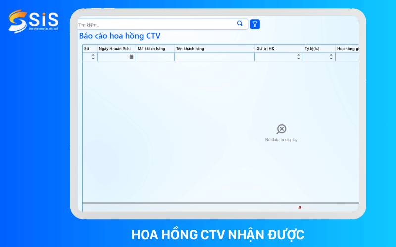 hoa hồng ctv nhận được