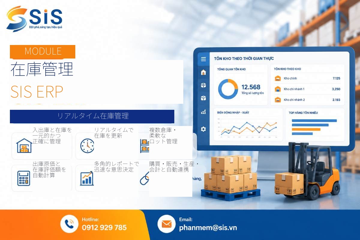 SIS ERP Inventory Management Module: Real-Time Control of Goods