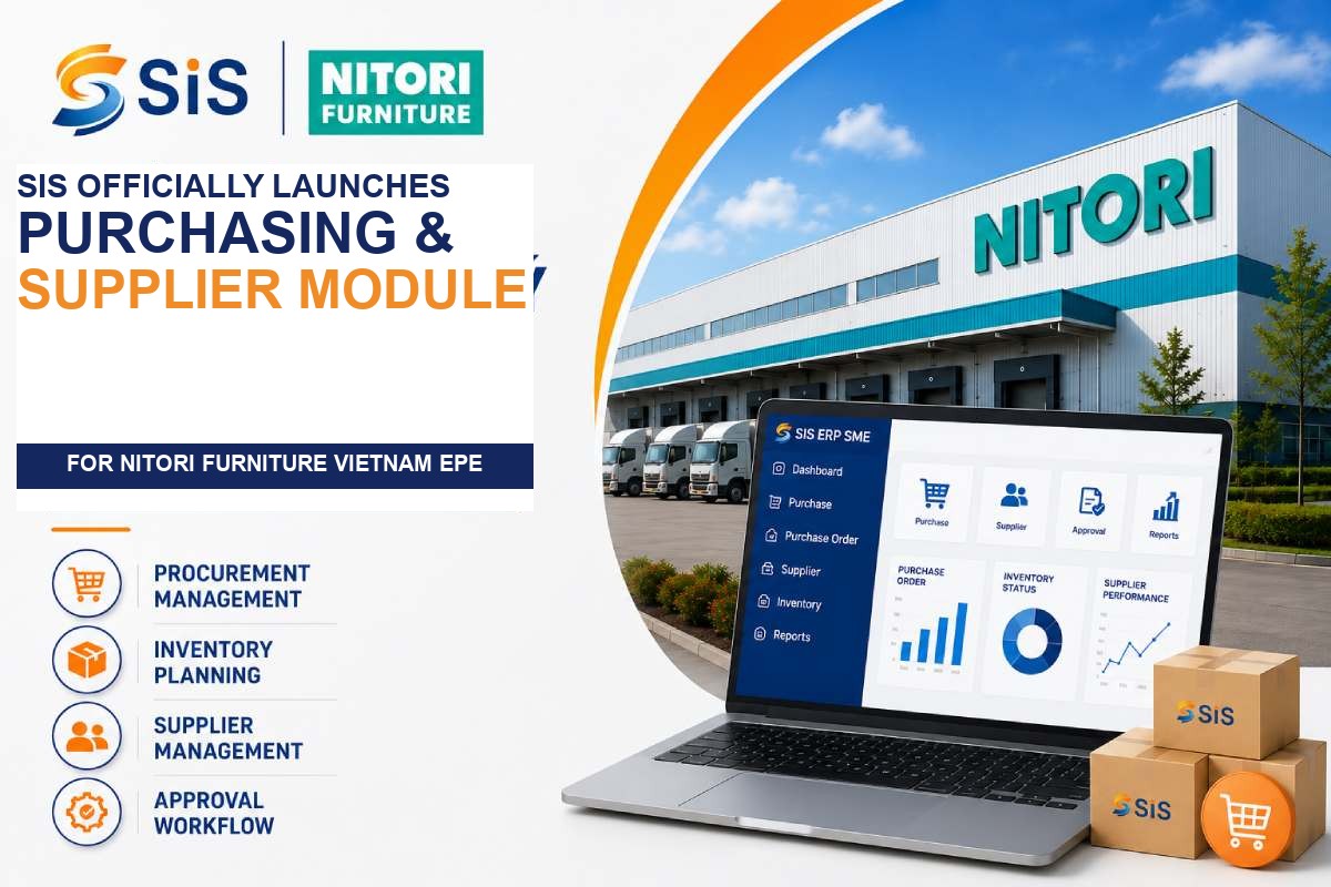 SIS officially kicks off the Purchasing and Supplier Management module project for Nitori